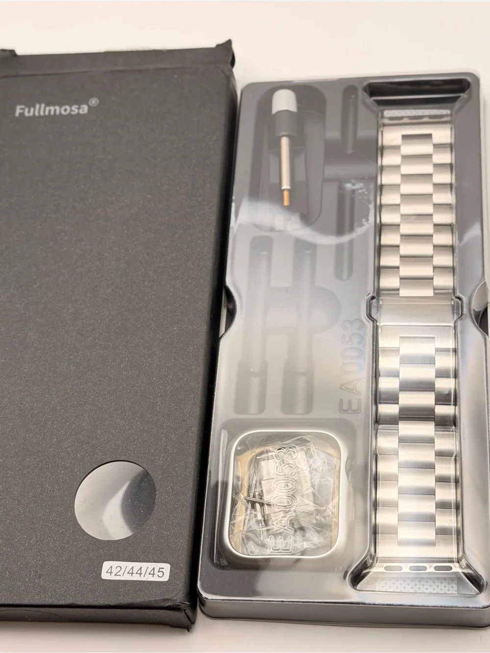 Apple Watch Band, Stainless Steel, New, 42/44/45/46/49mm, silver